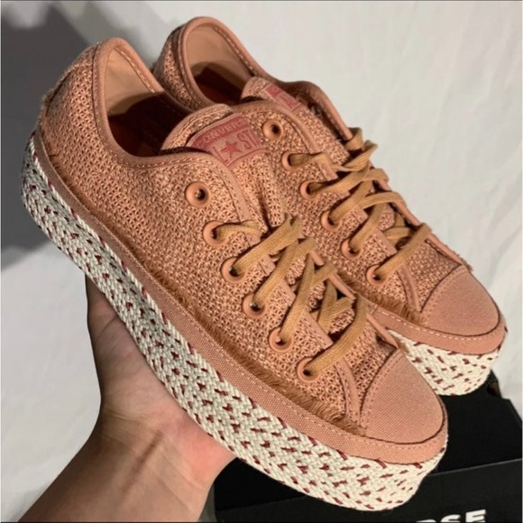 Converse CTAS Espadrille Ox Platform Sneakers Womans 6.5 New With Box - Picture 4 of 7